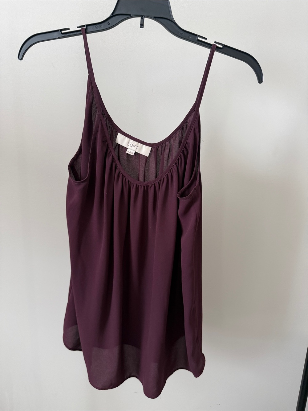 LOFT Plum Spaghetti-Strap Camisole
